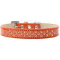 Unconditional Love Sprinkles Ice Cream Orange Crystals Dog Collar, Orange - Size 18 UN2435413